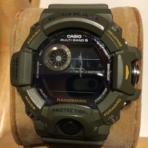 Casio 53mm G-Shock Rangeman Atomic Quartz Watch